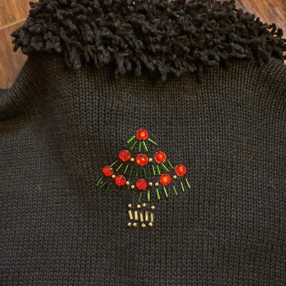 Lemon Grass Jeweled Holiday Sweater - Picture 8 of 8